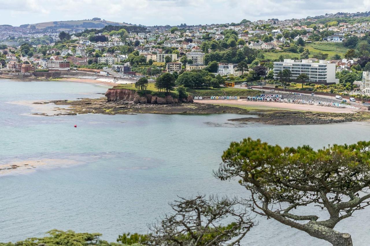 A7 Masts - Striking Beach Bolthole Apartment With Beautiful Sea Views Private Balcony & Parking Torquay Kültér fotó